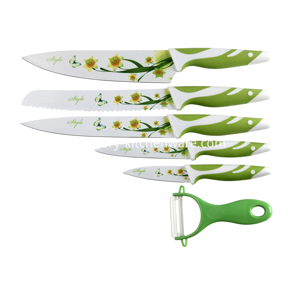 Küchenmesser mit beschichteter Klinge kitchen knife with coated blade